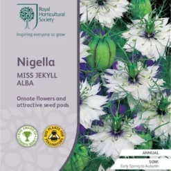 Garden Plants Sales Store 38 Nigella Miss Jekyll White - Love In A Mist - Seed